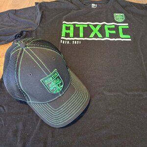 Austin FC Baseball Cap and T-Shirt Bundle